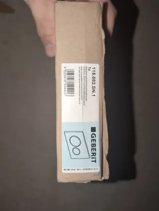 Geberit Placca Sigma20 Acciaio Inox Spazzolato