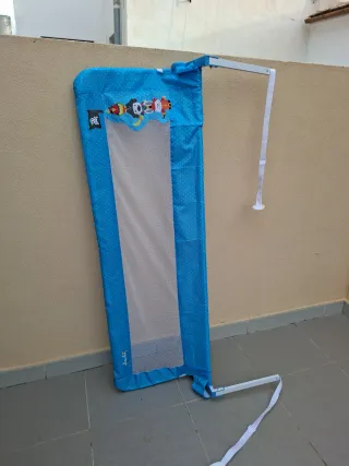 Barrera de Cama Infantil Azul