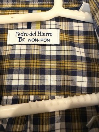 Camisa cuadros Pedro del Hierro