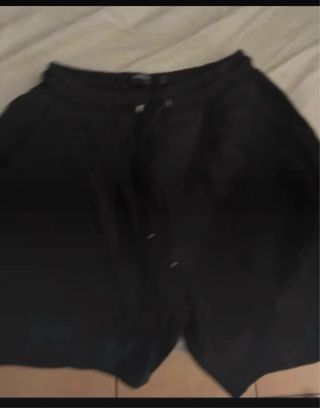 Pantalones cortos Pull&Bear negros talla XS