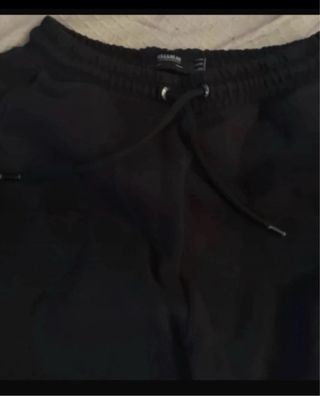 Pantalones cortos Pull&Bear negros talla XS