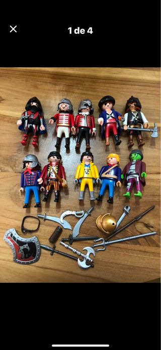 Figuras Playmobil Piratas y Soldados