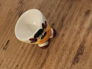 Set porta uovo porta tovaglioli mucca