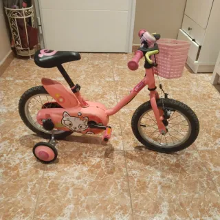 Bici infantil rosa Decathlon