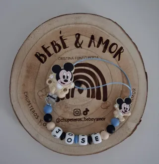 Chupetero Mickey beis