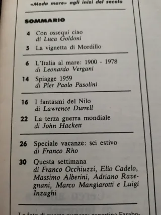 Rivista 1978 corriere della Sera illustrato
