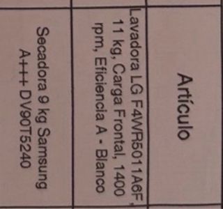 Secadora Samsung 9kg y Lavadora LG  11kg.1 año uso