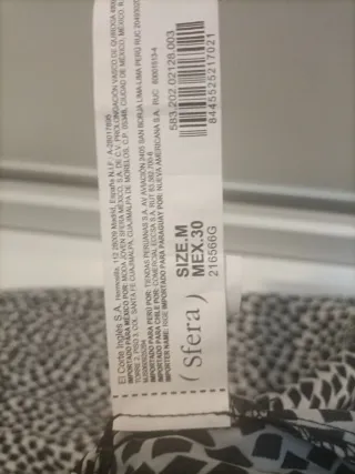 Blusa Sfera Blanca y Negra