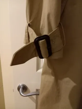 Gabardina Zara Beige Mujer