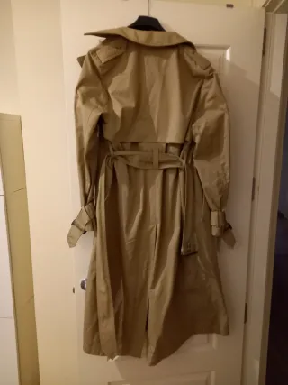 Gabardina Zara Beige Mujer