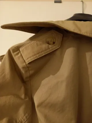 Gabardina Zara Beige Mujer