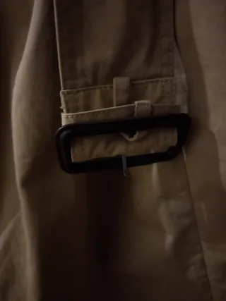 Gabardina Zara Beige Mujer