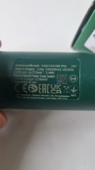 Bosch UniversalBrush 3.6V