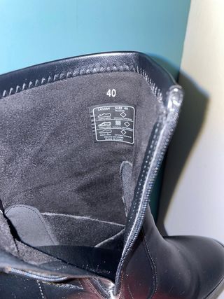 Botines XTI negros tacón plataforma