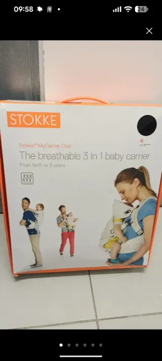 Mochila Porteo Stokke Roja