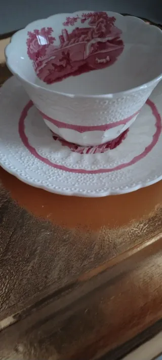 Set 2 Tazze e Piattini Antiche