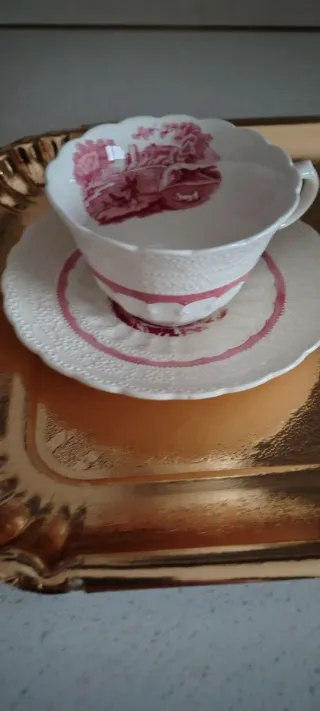 Set 2 Tazze e Piattini Antiche