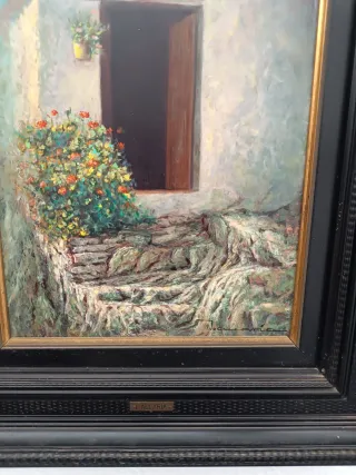 Cuadro Óleo Ignacio Alcaria ,Paisaje