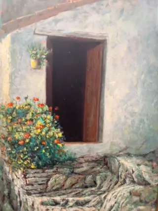 Cuadro Óleo Ignacio Alcaria ,Paisaje