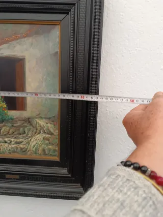 Cuadro Óleo Ignacio Alcaria ,Paisaje