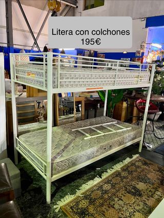 Litera con colchones 195€