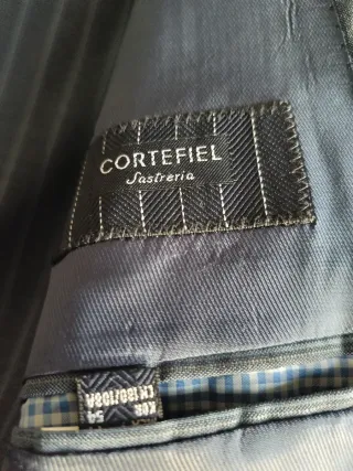 Traje Cortefiel Raya Gris Talla 54