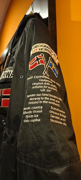 Parka Geographical Norway Negra