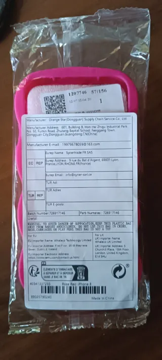 2 fundas iPhone 6/6S/6 Plus/6S Plus Rosa