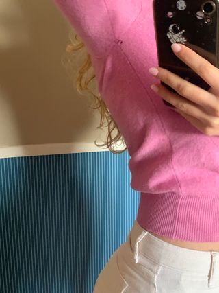 Jersey Gant Pico Rosa