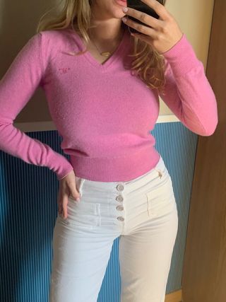 Jersey Gant Pico Rosa