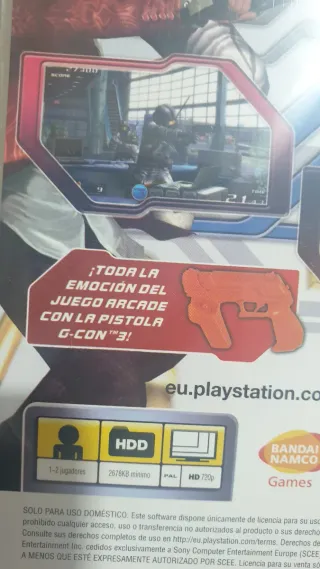 Time Crisis 4 PS3 + Pistola Naranja