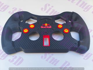 Mod f1 Logitech g29 g920 g923 4.0 Red Bull NR