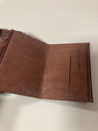 Lote 2 Carteras de Cuero Marrón