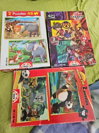 3 Puzzles Educa