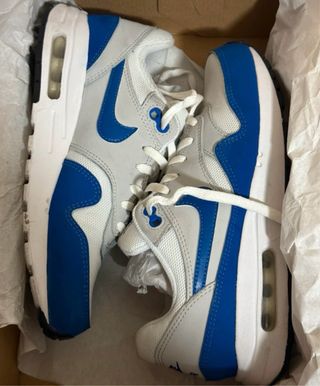 Zapatillas Nike Air Max 1 Azul y Blanco