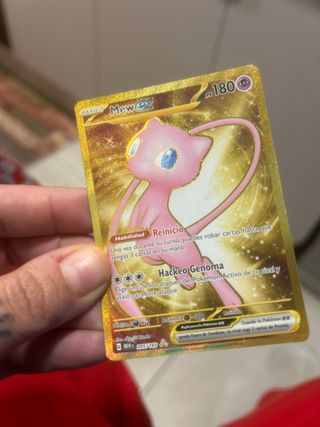 Carta Pokémon Mew EX Dorada