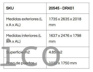 Caseta Metálica Top Shed Pent Roof 173x263x201 cm - Duramax