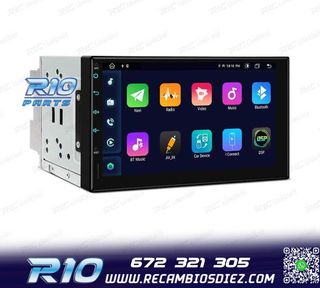 RADIO GPS ANDROID 12 HD TACTIL BLUETOOTH USB SD