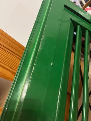 Ventana mallorquina verde