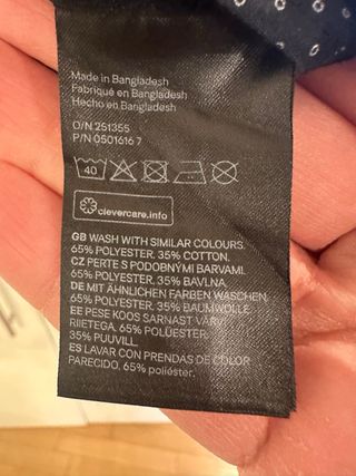 Camicia H&M Uomo Fantasia Pois Taglia L