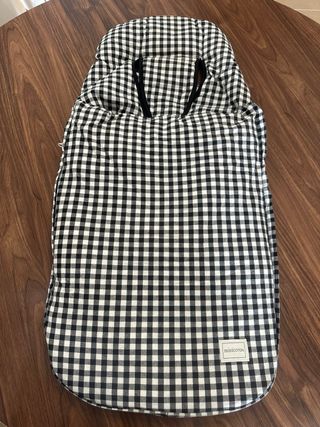 Saco Minicoton Cuadros Vichy Negro