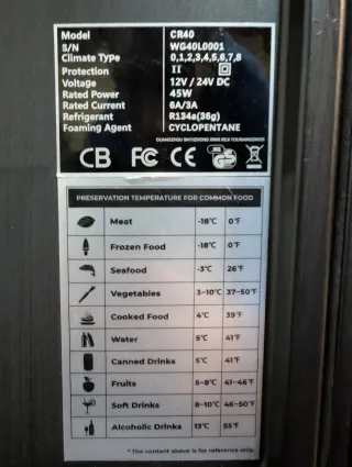 Nevera Compresor Joytutus 40L