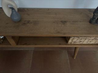 Mesa TV Madera Estilo Nórdico