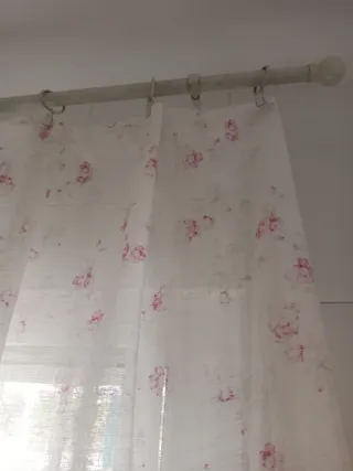 Cortinas de cocina con barra