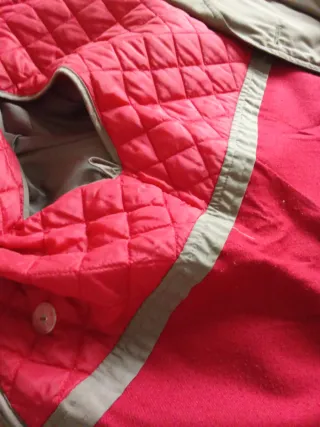 Gabardina larga marrón