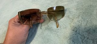 Gafas de sol Gucci marrones y doradas