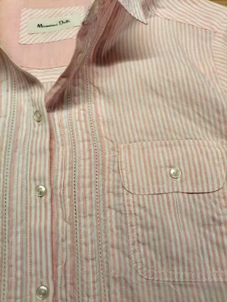 Camisa Massimo Dutti mujer manga larga