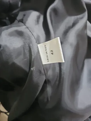 Cappotto GUTTHA nero e fucsia