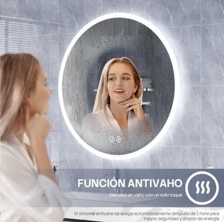 Espejo Redondo con Luz LED 70x70