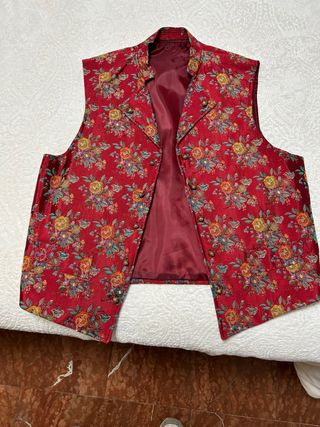 Chaleco Fallero Hombre Talla 54 Multicolor